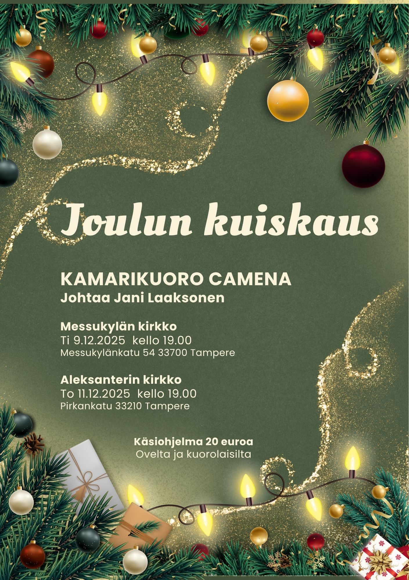 Joulun kuiskaus ohjelma