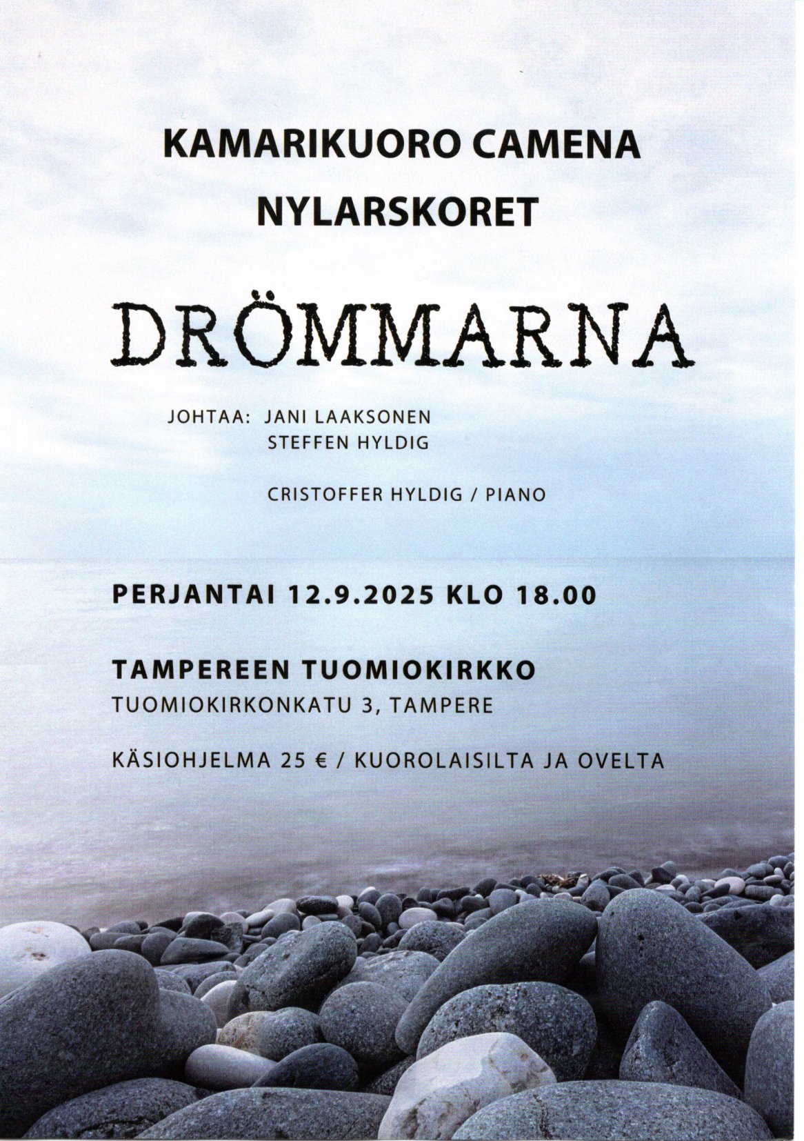 Kevätlaulu konserttiesite